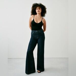 Spanx shape everywhere wide leg jeans